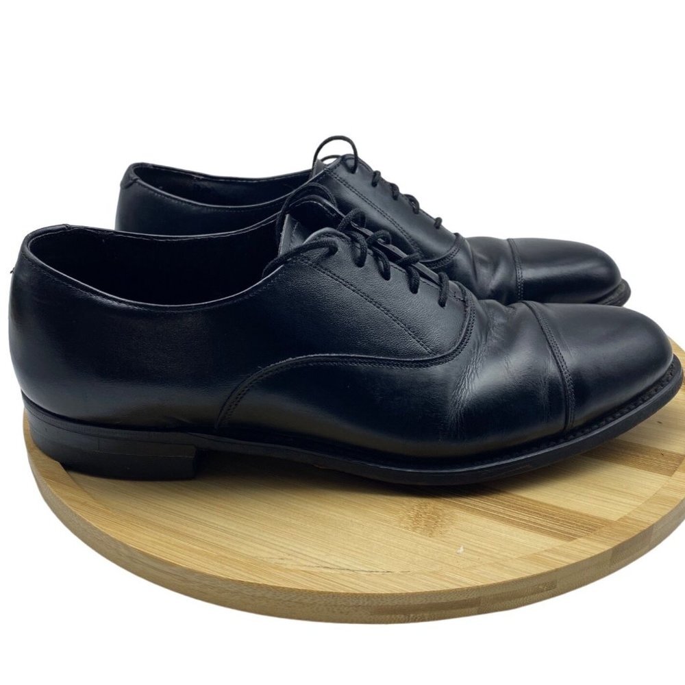 Florsheim Men Burgundy Leather Cap Toe Oxford Lexington Dress Shoes Sz 7